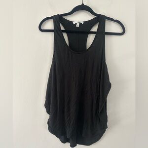 Victoria's Secret Black Sleep Tank with Open Sides